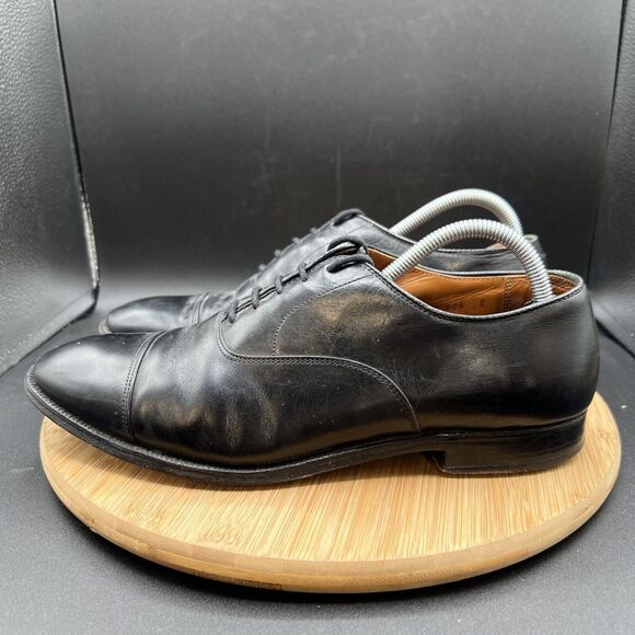 Allen Edmonds Park Avenue Men’s Size 10 Oxford Cap Toe Dress Shoes Black 907